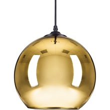 Designerska Lampa wisząca szklana kula Mirrow Glow 25 Złota Lustro Step Into Design do salonu, kuchni i holu.