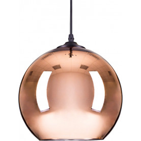 Designerska Lampa wisząca szklana kula Mirrow Glow 25 Miedziana Lustro Step Into Design do salonu, kuchni i holu.