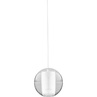 Glamour Lampa wisząca szklana kula Starlight 1 10 Transparentna Step Into Design do sypialni, salonu i kuchni.