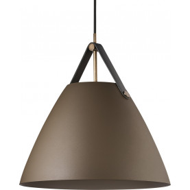 Lampa skandynawska wisząca Strap 36 Beżowa Dftp do kuchni i jadalni. 2