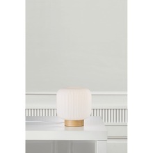 Stylowa Lampa stołowa szklana Milford Jasne Drewno Nordlux do salonu i sypialni.