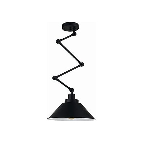 Lampa wisząca regulowana industrialna Pantograph Czarna Nowodvorski do sypialni, salonu i kuchni.