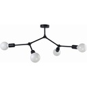Nowoczesna Lampa sufitowa loft Twig 4 Czarny/Biały Nowodvorski do kuchni i salonu.