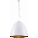 Lampa wisząca EGG L 55 biały/złoty Nowodvorski