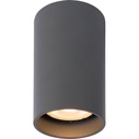 Lampa Spot tuba Delto Led Okrągły Szary Lucide do kuchni, przedpokoju i sypialni.