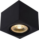 Lampa Spot kwadratowa Fedler Led Kwadratowy Czarny Lucide do kuchni, przedpokoju i sypialni.