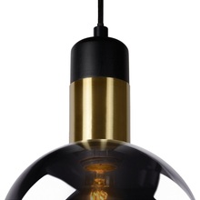 Stylowa Lampa wisząca szklana kula Julius 28 Dymiona Lucide do kuchni, salonu i sypialni.