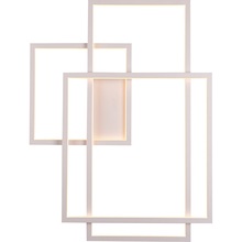 Kinkiet nowoczesny dekoracyjny Geometric Led Biały MaxLight do sypialni, salonu i przedpokoju.