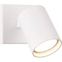 Kinkiet minimalistyczny Top Biały MaxLight do sypialni, salonu i przedpokoju.