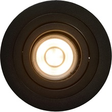 Lampa Spot okrągła Tube 9 Czarny Lucide do kuchni, przedpokoju i sypialni.