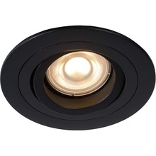 Lampa Spot okrągła Tube 9 Czarny Lucide do kuchni, przedpokoju i sypialni.