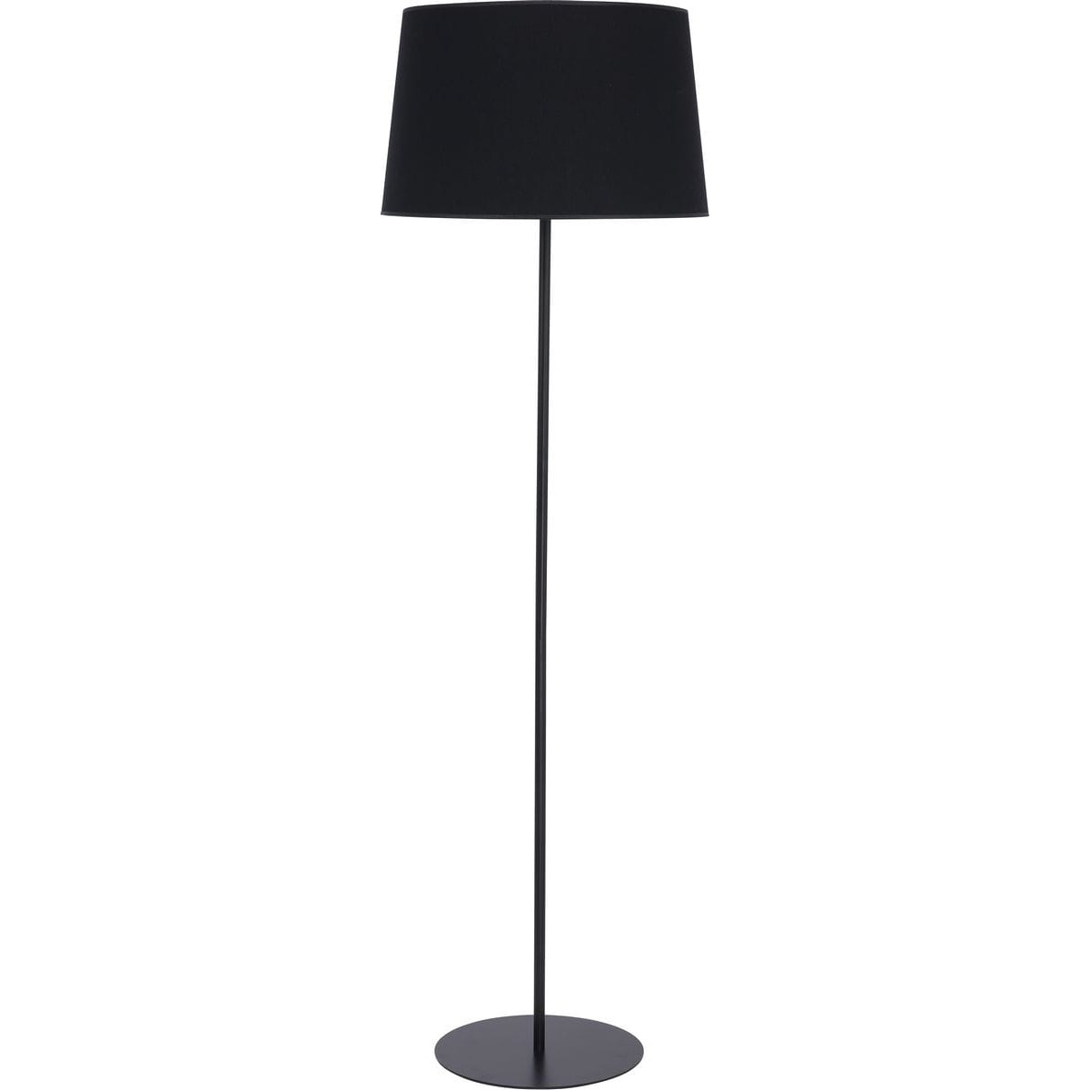 Lampa podłogowa z abażurem Maja 45 Czarna TK Lighting do czytania, sypialni i salonu.