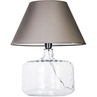 Stylowa Lampa stołowa szklana Paris Szara 4Concepts do salonu i sypialni.