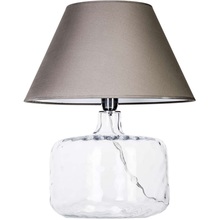 Stylowa Lampa stołowa szklana Paris Szara 4Concepts do salonu i sypialni.