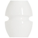 Stylowa Lampa stołowa szklana Asola Biała 4Concepts do salonu i sypialni.