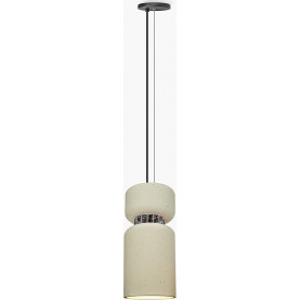 Aludra 16 light grey concrete pendant lamp Lumatix