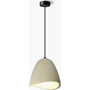 Loftowa Lampa betonowa wisząca Antares 18 Jasnoszara Lumatix salonu, jadalni i kuchni.