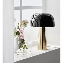 Stylowa Lampa stołowa glamour Blanca Czarna Markslojd do salonu i sypialni.