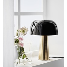 Stylowa Lampa stołowa glamour Blanca Czarna Markslojd do salonu i sypialni.