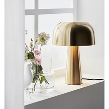 Stylowa Lampa stołowa glamour Blanca Patyna Markslojd do salonu i sypialni.