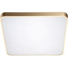 Stylizowany Plafon kwadratowy glamour SIERRA 50 LED złoty ZumaLine do sypialni, salonu i przedpokoju.