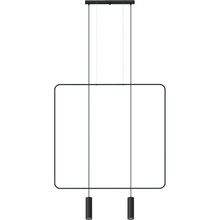 Minimalistyczna Lampa druciana wisząca 2 punktowa Rana II Thoro do kuchni i nad stół.