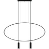 Minimalistyczna Lampa wisząca druciana 2 punktowa Holar II Thoro do kuchni i nad stół.