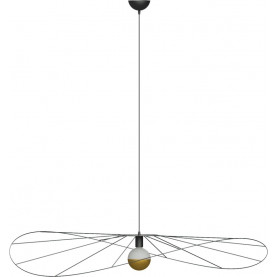 Lampa wisząca druciana designerska Eskola 110 Thoro do salonu, kuchni i holu.