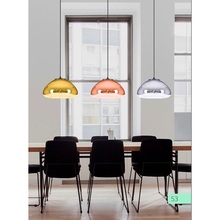Designerska Lampa wisząca szklana Victory Glow 17 Srebrna Lustro Step Into Design do salonu, kuchni i holu.