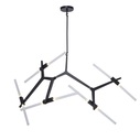 Sticks X black designer semi flush ceiling light Step Into Design