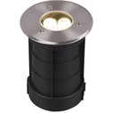 Lampa spot ogrodowa wpuszczana Belaja Round II LED IP65 nikiel Trio na taras.