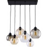 Nowoczesna Lampa sufitowa szklane kule VI Cubus Multikolor TK Lighting do kuchni i salonu.