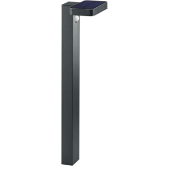 Esquel LED antharcite solar garden post with sensor Trio