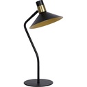 Lampa stołowa loft Pepijn Czarna Lucide do sypialni i salonu.