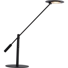 Funkcjonalna Lampa biurkowa regulowana Anselmo Led Czarna Lucide do gabinetu i pracowni.