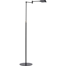 Minimalistyczna Lampa podłogowa regulowana Nuvola Led Czarna Lucide do salonu, sypialni i gabinetu.