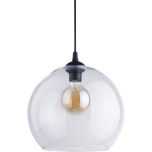 Nowoczesna Lampa wisząca szklana kula Cubus 30 Przeźroczysta TK Lighting do salonu, sypialni i kuchni.
