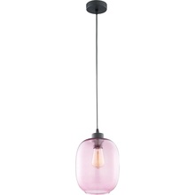 Stylowa Lampa wisząca szklana Elio 20 Różowa TK Lighting do kuchni, salonu i sypialni.