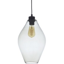 Stylowa Lampa wisząca szklana Tulon 22 Przeźroczysta TK Lighting do kuchni, salonu i sypialni.