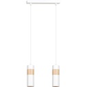 Akari II 30 white scandinavian tubes pendant lamp Emibig