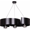 Lampa wisząca potrójna nowoczesna Vixon 60 czarna Emibig do kuchni i jadalni.