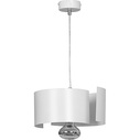 Lampa wisząca metalowa nowoczesna Vixon 30 biała Emibig do kuchni i jadalni.