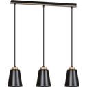 Bolero 66 black scandinavian triple pendant lamp Emibig