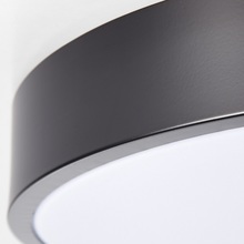 Plafon okrągły minimalistyczny Slimline LED 33 Biało-Czarny Brilliant do kuchni, przedpokoju i sypialni.