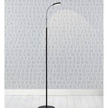 Nowoczesna Lampa podłogowa regulowana Flex LED Czarna Markslojd do salonu, sypialni i poczekalni.