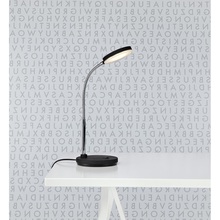 Nowoczesna Lampa biurkowa regulowana Flex LED Czarna Markslojd do gabinetu i pracowni.