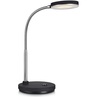 Nowoczesna Lampa biurkowa regulowana Flex LED Czarna Markslojd do gabinetu i pracowni.