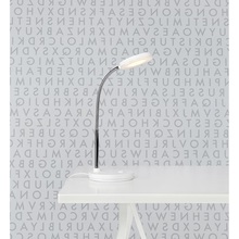 Nowoczesna Lampa biurkowa regulowana Flex LED Biała Markslojd do gabinetu i pracowni.