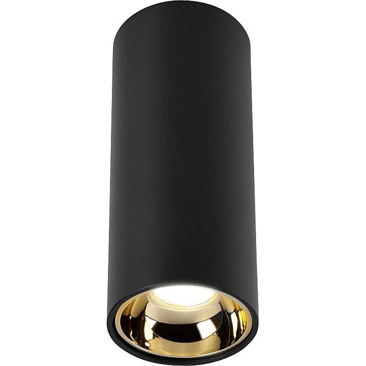 Plafon spot tuba Alx LED czarny Auhilon do kuchni, przedpokoju i i salonu.