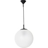 Stylowa Lampa wisząca szklana kula Globus 30 biały mat Aldex do kuchni, salonu i sypialni.